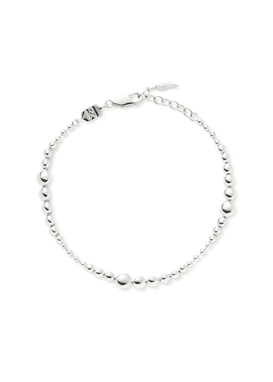Missoma Articulated Rhodium-plated Bracelet - Silver - One Size